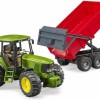 Bruder Τρακτέρ John Deere 6920 with Tipping Trailer για 3+ Ετών