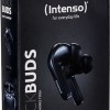 Intenso Black Buds T300a Bluetooth Handsfree Ακουστικά με Θήκη Φόρτισης Μαύρα