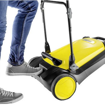 Karcher S 4 Twin Χειροκίνητο Σάρωθρο με Κάδο 20Lt 20cc