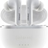Intenso T302A In-ear Bluetooth Handsfree Ακουστικά με Θήκη Φόρτισης Λευκά