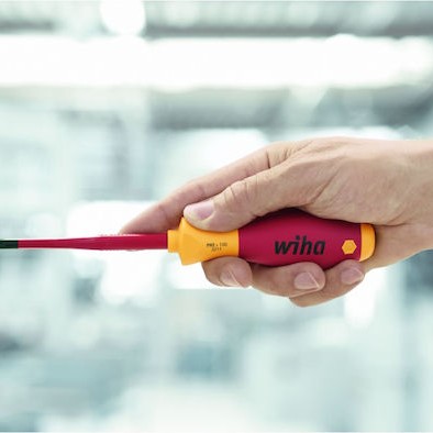 Wiha Σετ Κατσαβίδια Ηλεκτρολόγου με 12 Εναλλασσόμενες Μύτες Softfinish Electric Slimfix