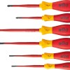 Wiha Σετ 6 Κατσαβίδια Ηλεκτρολόγου Softfinish Electric Slimfix