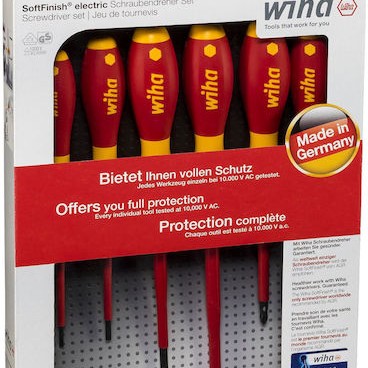 Wiha Σετ 6 Κατσαβίδια Ηλεκτρολόγου 1000V 320N
