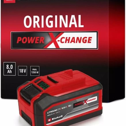 Einhell Μπαταρία Εργαλείου Λιθίου 18V με Χωρητικότητα 8Ah