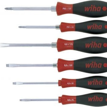 Wiha Σετ 6 Χτυπητά Κατσαβίδια Ηλεκτρολόγου με 6 Εναλλασσόμενες Μύτες 530