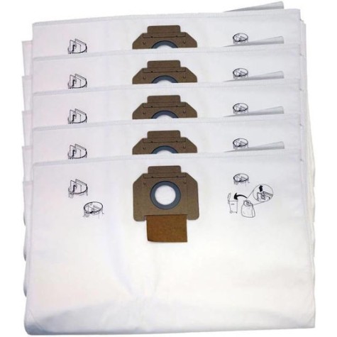 Makita Σακούλες Σκούπας 5τμχ Συμβατή με Σκούπα Makita