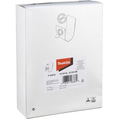 Makita Σακούλες Σκούπας 5τμχ Συμβατή με Σκούπα Makita