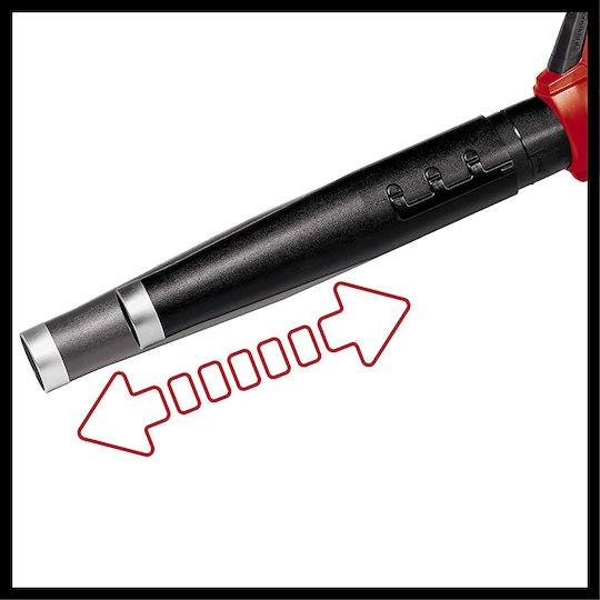 Einhell Gelb 36/210 Li Φυσητήρας Χειρός Μπαταρίας 36V Solo με Ρύθμιση Έντασης & Μέγιστη Ταχύτητα Αέρα 210km/h