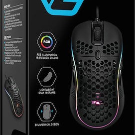 Sharkoon Light² S RGB Gaming Ποντίκι 6200 DPI Μαύρο