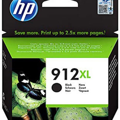 HP 912XL Γνήσιο Μελάνι Εκτυπωτή InkJet Μαύρο (3YL84AE)