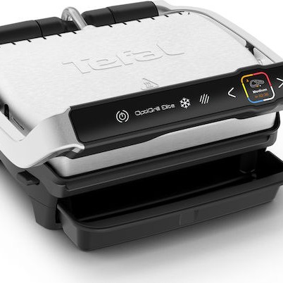 Tefal OptiGrill Elite Τοστιέρα Γκριλιέρα με Αποσπώμενες Πλάκες 2000W Inox