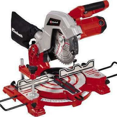 Einhell TC-MS 216 Φαλτσοπρίονο Ρεύματος με Ισχύ 1400W, Δίσκο Κοπής Διαμέτρου 216mm & Ταχύτητα Κοπής 5000rpm