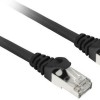 Sharkoon S/FTP Cat.7a Καλώδιο Δικτύου Ethernet 10m Μαύρο 1τμχ