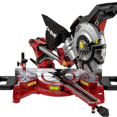 Einhell TC-SM 2131/1 Dual Φαλτσοπρίονο Ρεύματος Συρόμενο με Ισχύ 1500W, Οδηγό Laser, Δίσκο Κοπής Διαμέτρου 210mm & Ταχύτητα Κοπής 4900rpm