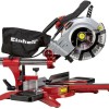 Einhell TC-SM 2131/1 Dual Φαλτσοπρίονο Ρεύματος Συρόμενο με Ισχύ 1500W, Οδηγό Laser, Δίσκο Κοπής Διαμέτρου 210mm & Ταχύτητα Κοπής 4900rpm