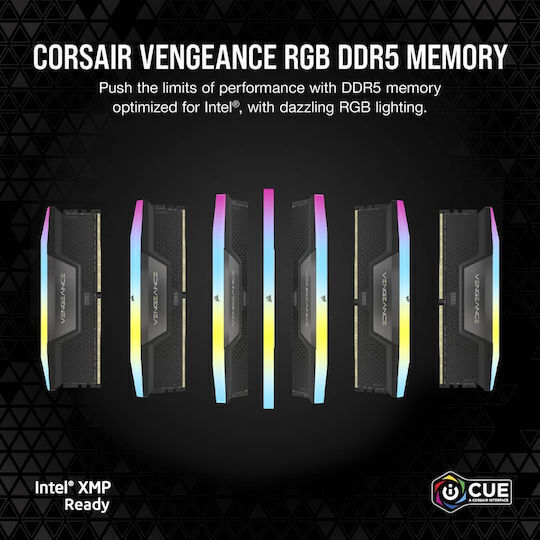 Corsair Vengeance DDR5 96GB RAM με 2x48GB Modules και Ταχύτητα 6000 για Desktop
