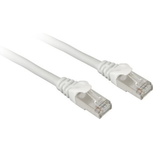 Sharkoon S/FTP Cat.7a Καλώδιο Δικτύου Ethernet 5m Λευκό 1τμχ