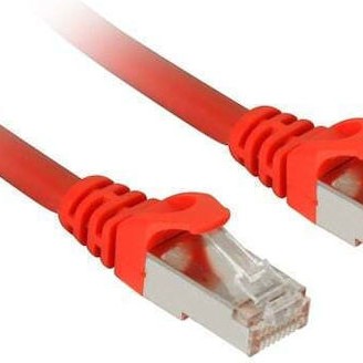 Sharkoon S/FTP Cat.7a Καλώδιο Δικτύου Ethernet 2m Κόκκινο 1τμχ