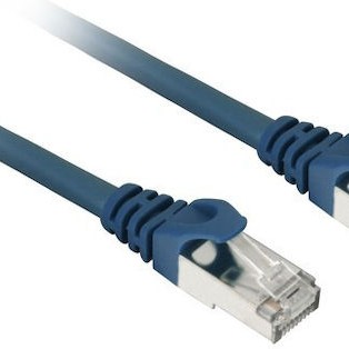 Sharkoon S/FTP Cat.7a Καλώδιο Δικτύου Ethernet 2m Μπλε 1τμχ