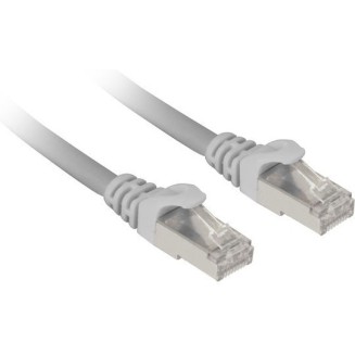 Sharkoon S/FTP Cat.7a Καλώδιο Δικτύου Ethernet 3m Γκρι 1τμχ