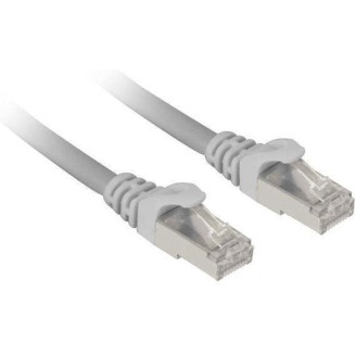 Sharkoon S/FTP Cat.7a Καλώδιο Δικτύου Ethernet εξωτερικού χώρου 7.5m Γκρι 1τμχ