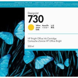 HP 730 Γνήσιο Μελάνι Εκτυπωτή InkJet Κίτρινο (P2V70A)