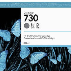 HP 730 Γνήσιο Μελάνι Εκτυπωτή InkJet Γκρι (P2V72A)