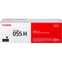 Canon 055H Γνήσιο Toner Laser Εκτυπωτή Μαύρο High Capacity 7600 Σελίδων (3020C002)