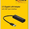DeLock 66299 USB Αντάπτορας Δικτύου για Ενσύρματη σύνδεση Ethernet
