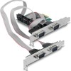 DeLock Κάρτα PCIe σε 4 θύρες RS232 DB9 Serial