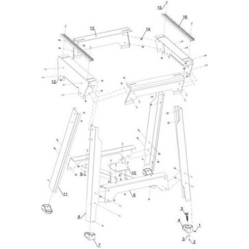 Einhell 4310620 Βάση για Φαλτσοπρίονο