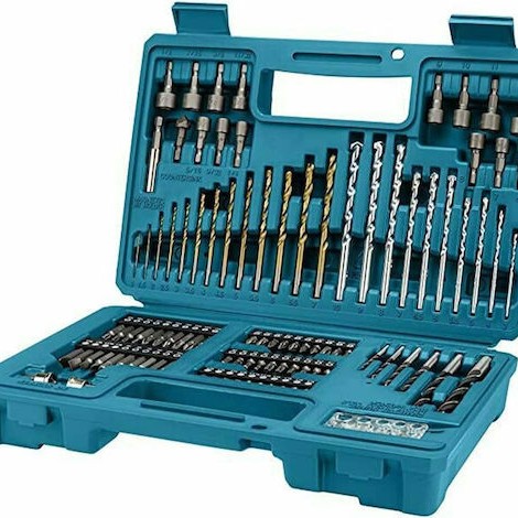 Makita Σετ 102 Τρυπάνια & Μύτες με Κυλινδρικό Στέλεχος για Ξύλο και Γυψοσανίδα