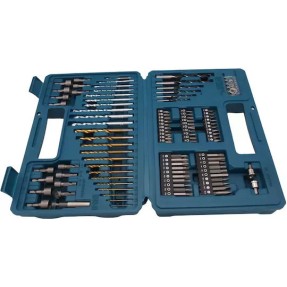 Makita Σετ 102 Τρυπάνια & Μύτες με Κυλινδρικό Στέλεχος για Ξύλο και Γυψοσανίδα