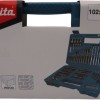 Makita Σετ 102 Τρυπάνια & Μύτες με Κυλινδρικό Στέλεχος για Ξύλο και Γυψοσανίδα