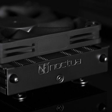 Noctua NH-L9a-AM4 chromax black Ψύκτρα Επεξεργαστή Low Profile για Socket AM4