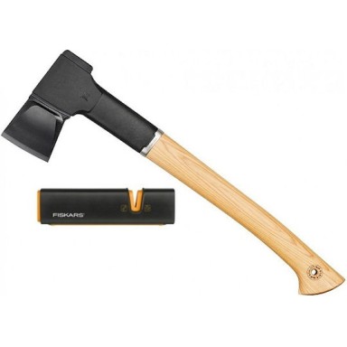 Fiskars Τσεκούρι Τεμαχισμού Μήκους 47.6cm και Βάρους 1000gr με Ξύλινη Λαβή