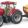 Bruder Φορτωτής Case IH Optum 300CVX & Bale Transport Trailer για 3+ Ετών