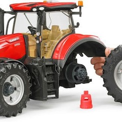 Bruder Φορτωτής Case IH Optum 300CVX & Bale Transport Trailer για 3+ Ετών