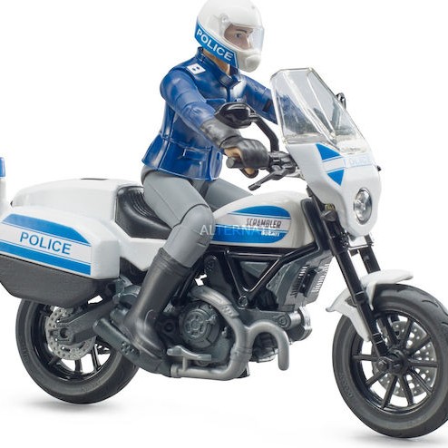 Bruder Μοτοσυκλέτα Scrambler Ducati Police για 3+ Ετών