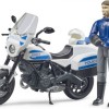 Bruder Μοτοσυκλέτα Scrambler Ducati Police για 3+ Ετών