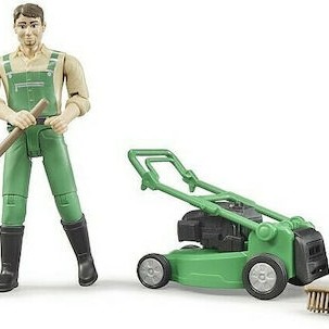 Bruder Κηπουρός με Μηχανή του Γκαζόν