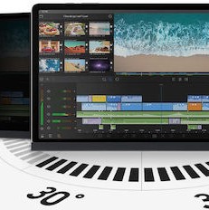 Samsung Privacy Screen Privacy Tempered Glass (Galaxy Tab S9+) Μαύρο