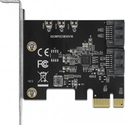 DeLock Κάρτα PCIe σε 2 θύρες SATA