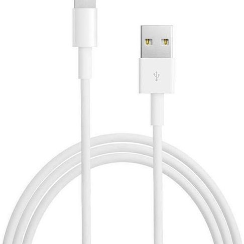 Apple USB-A to Lightning Cable Λευκό 1m (MXLY2ZM/A)