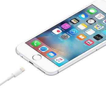 Apple USB-A to Lightning Cable Λευκό 1m (MXLY2ZM/A)