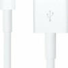 Apple USB-A to Lightning Cable Λευκό 1m (MXLY2ZM/A)