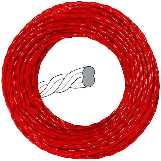 Einhell 3436655 Μεσινέζα Στρογγυλή Στριφτή Μήκους 15m και Πάχους 2.4mm