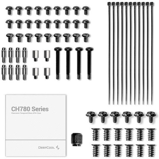 Deepcool CH780 Gaming Full Tower Κουτί Υπολογιστή με Πλαϊνό Παράθυρο και RGB Φωτισμό Μαύρο