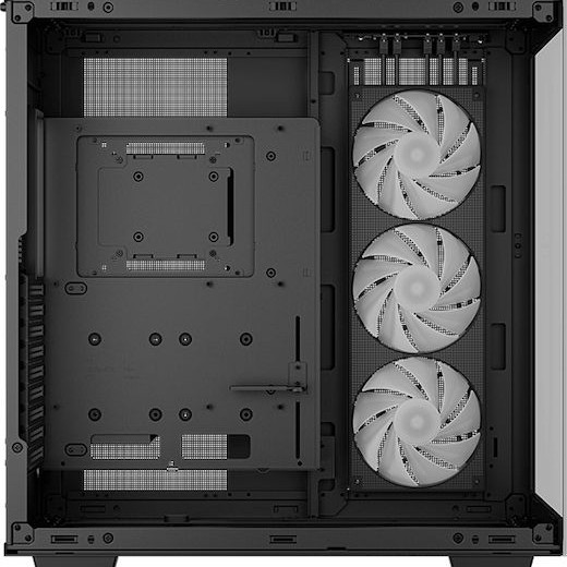 Deepcool CH780 Gaming Full Tower Κουτί Υπολογιστή με Πλαϊνό Παράθυρο και RGB Φωτισμό Μαύρο