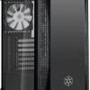 Silverstone FARA B1 RGB Gaming Midi Tower Κουτί Υπολογιστή με Πλαϊνό Παράθυρο Μαύρο